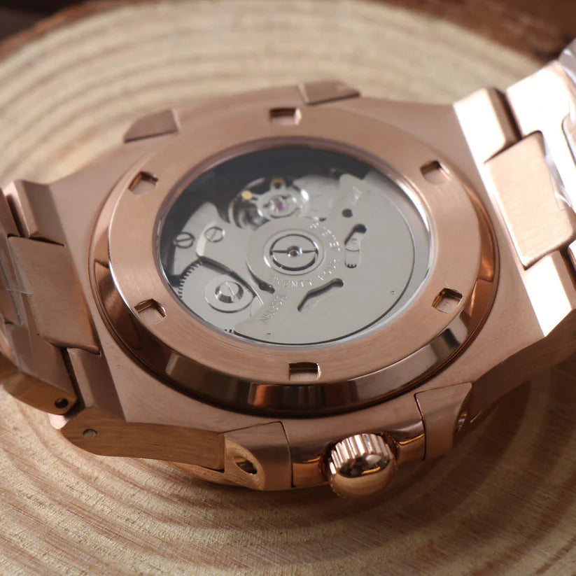 NAUTIKO ROSE GOLD CHOCOLATE (Open Heart)