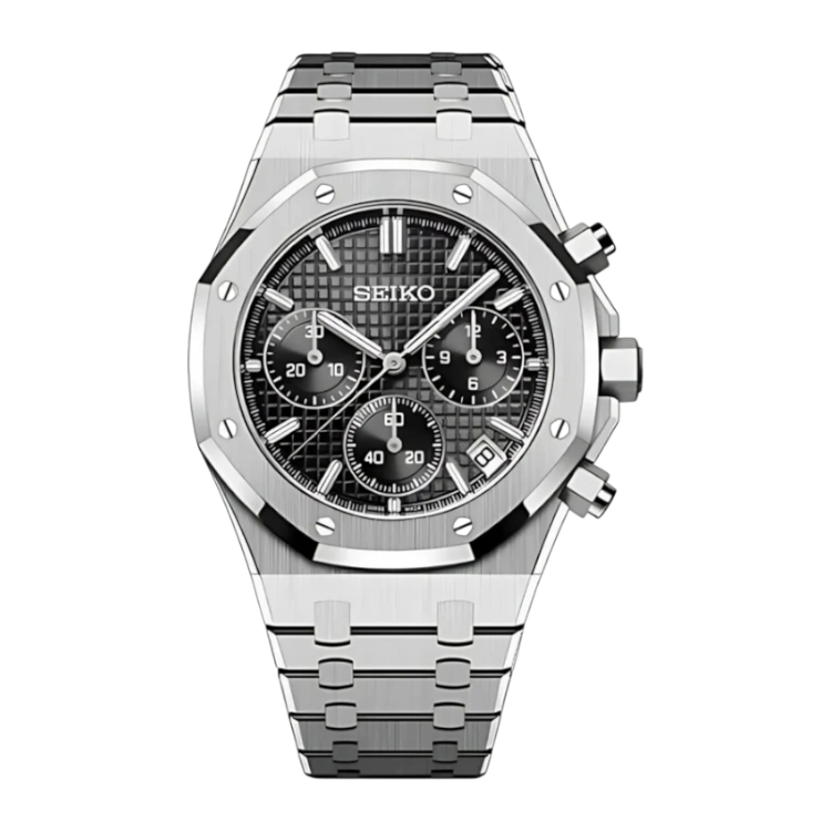 ROYAL SEIKOAK BLACK Chronograph