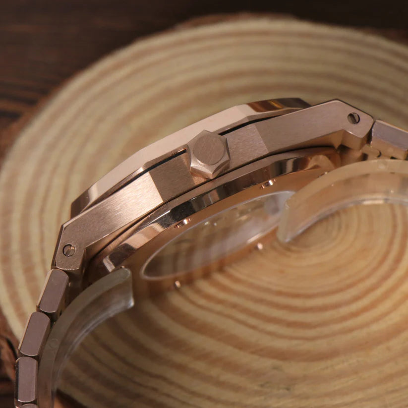 ROYAL SEIKOAK ROSE GOLD BLACK
