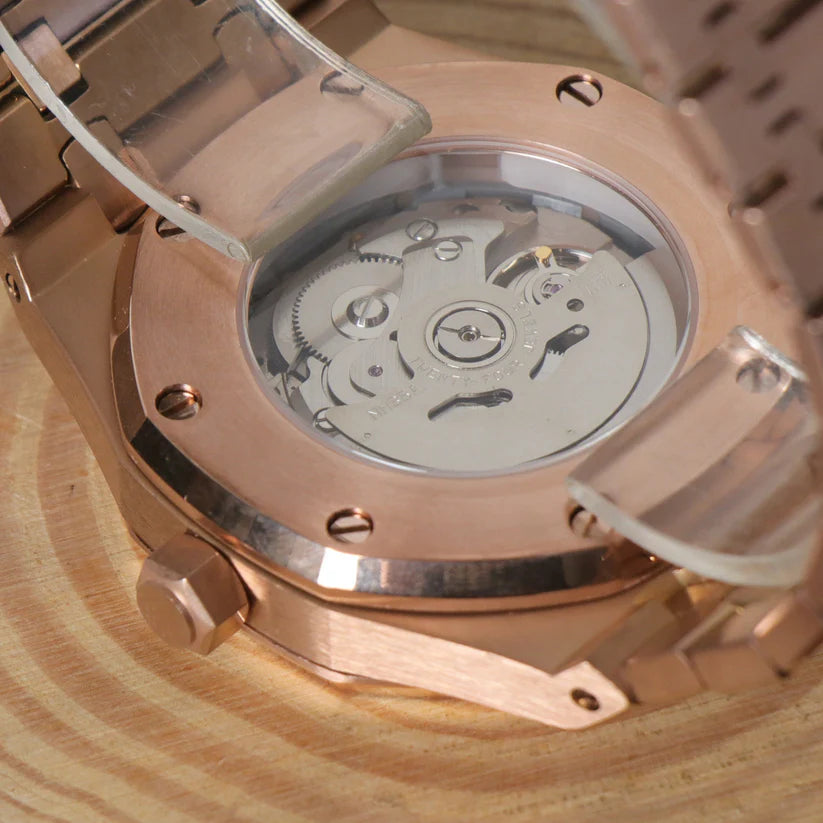 ROYAL SEIKOAK ROSE GOLD BLACK