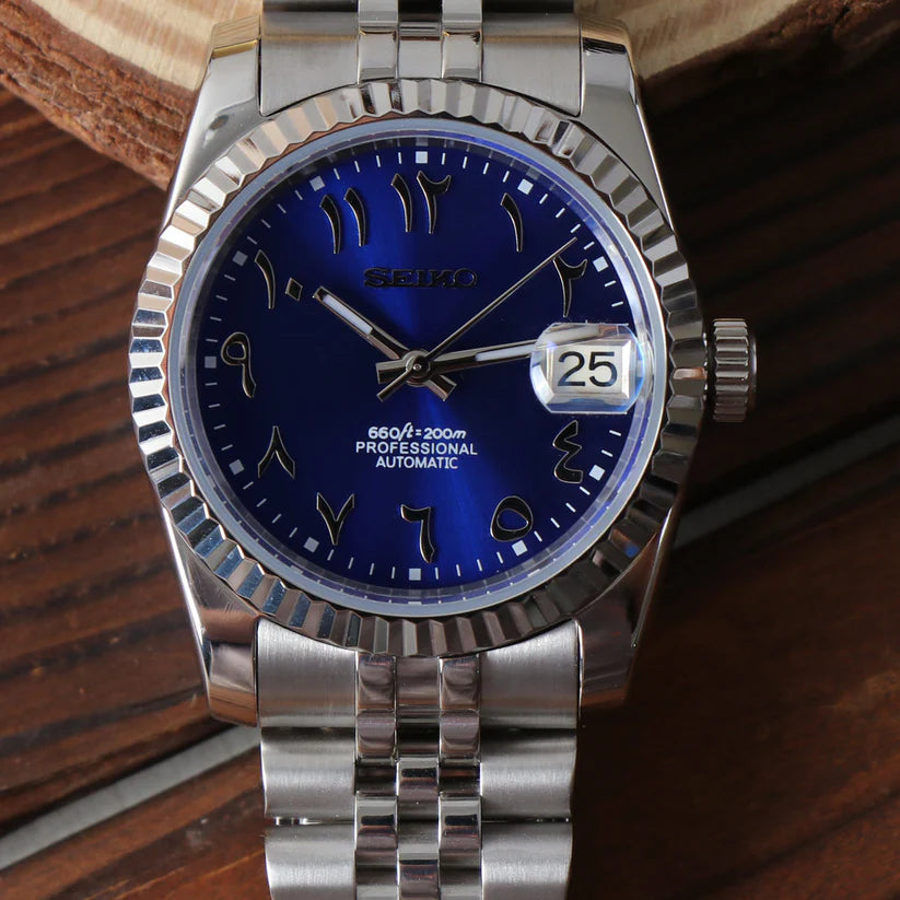 SEIKOJUST ROYAL BLUE ARABIC