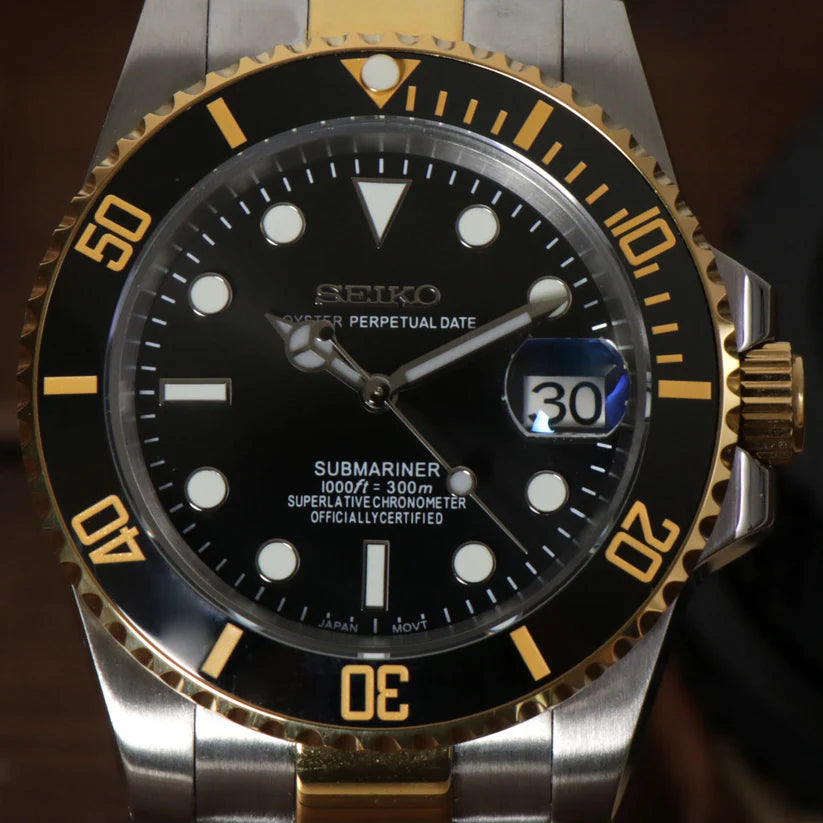 SEIKOMARINER BLACK (Two Tones)