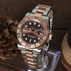 SEIKOMARINER ROSE GOLD & BROWN