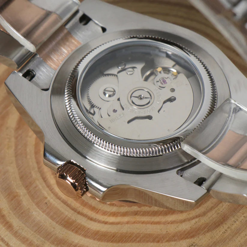 SEIKOMARINER ROSE GOLD & BROWN